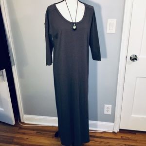 Garnet Hill Maxi T-Shirt Style Dress